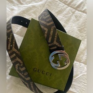 Gucci Caleido belt with G buckle